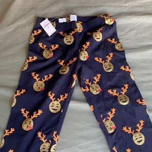 Brand new reindeer leggings. gap kids